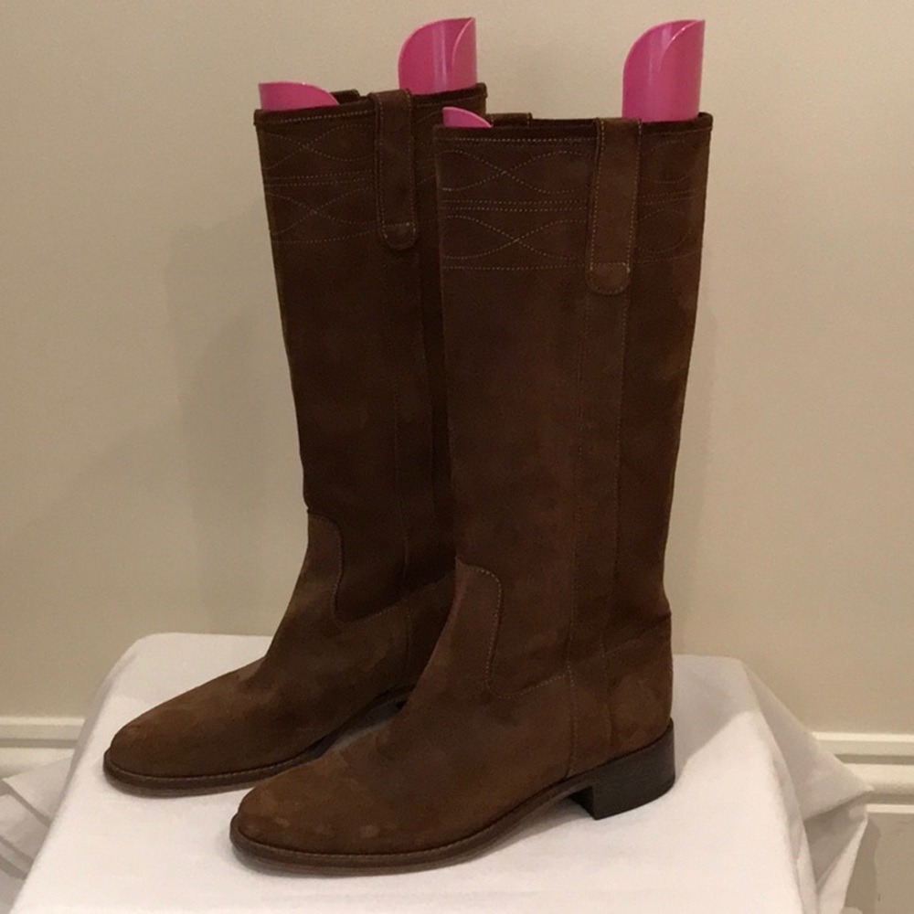 J Crew Brown Suede Boots